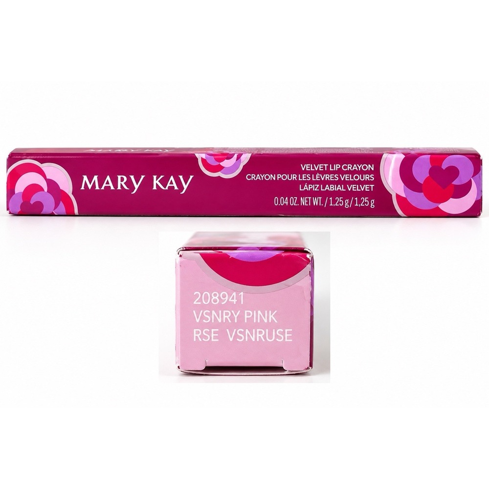 MARY KAY VELVET LIP CRAYON~VISIONARY PINK~208941~MATTE~NIB~LIMITED EDITION!